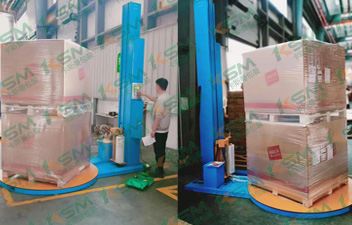 卡斯曼電子設備纏繞機包裝案例