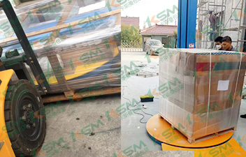 卡斯曼電子設備纏繞機包裝案例