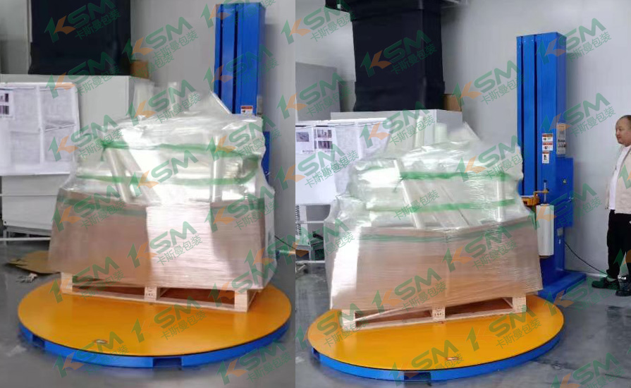 卡斯曼電子行業(yè)纏繞機包裝案例